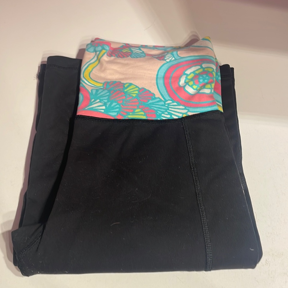 Lilly Pulitzer flared Yoga pants